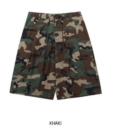 Lip cargo stopper Bermuda pants