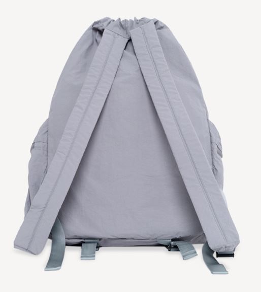 DRAWSTRING NYLON BACKPACK LIGHTGRAY