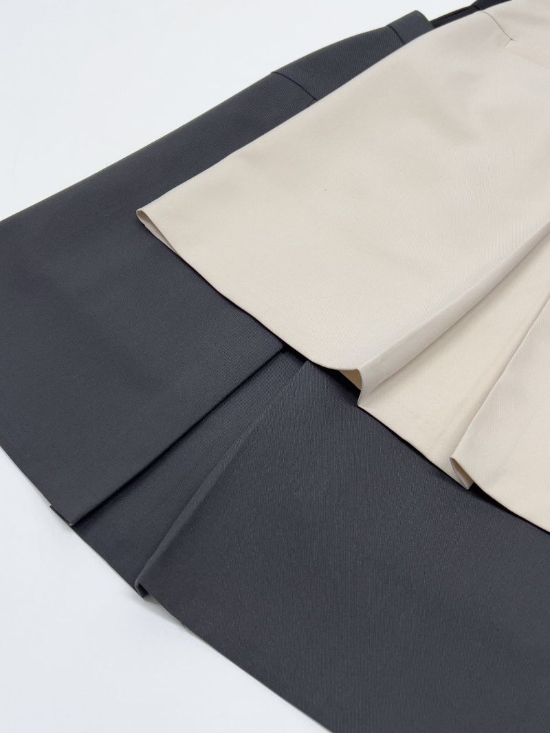 Kino Pleated Midi A-line Skirt