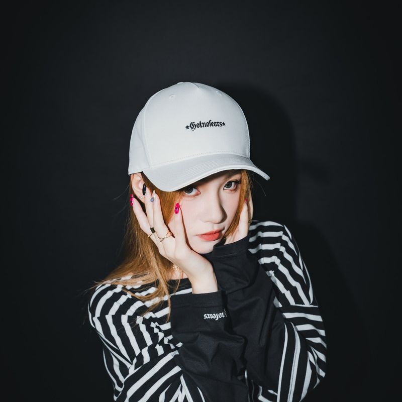 MINI LOGO-EMBROIDERED DAD CAP