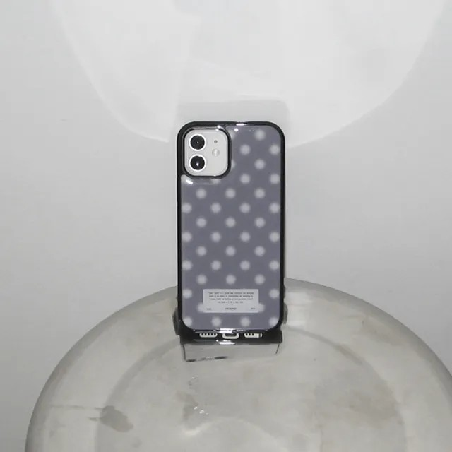 snow dot purple gray