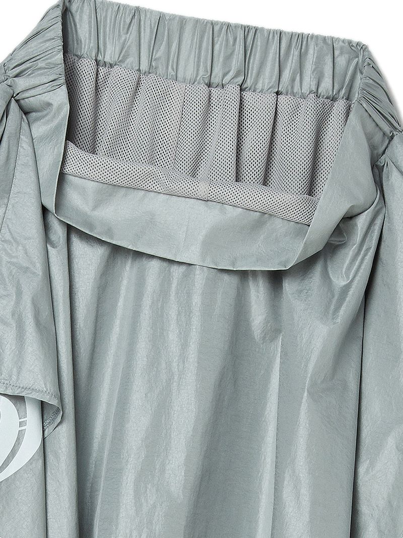 DRAPE LAYERED SKIRTPANTS (LIGHT GREY)