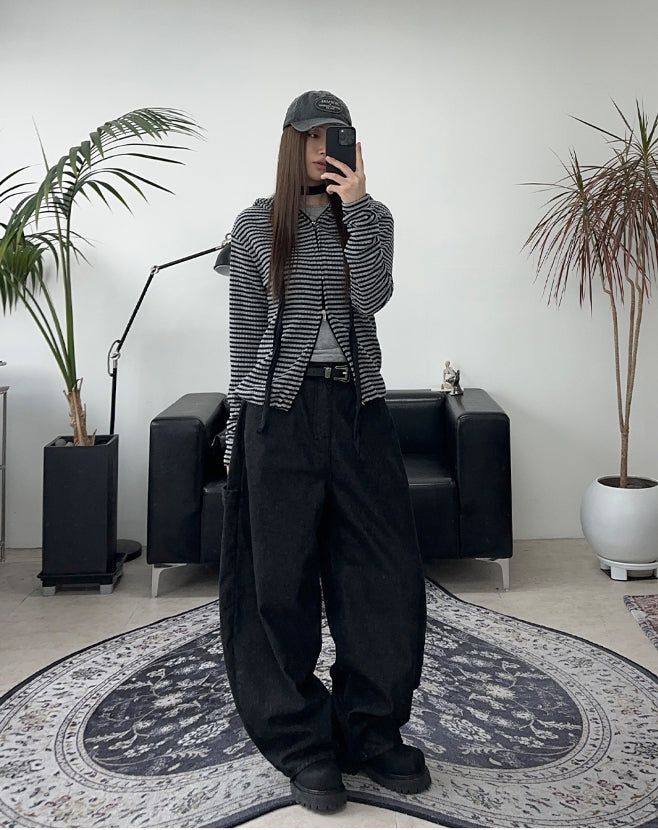 Terren Ribbed Crop Hood Zip-Up