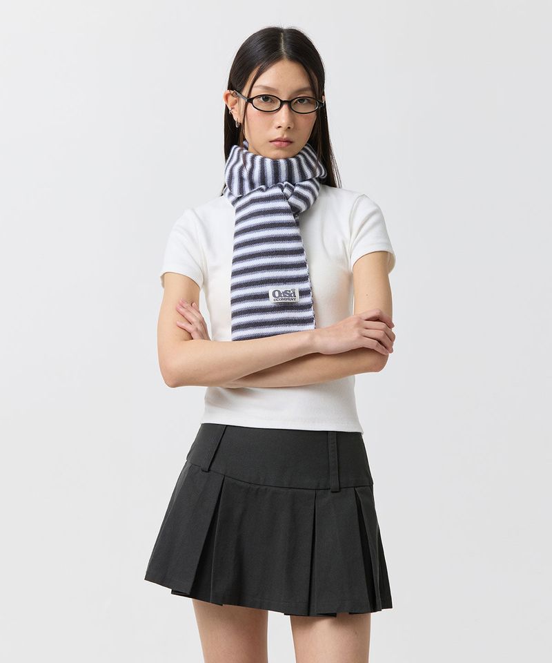 Odsd Stripe Knit Muffler - 6COLOR