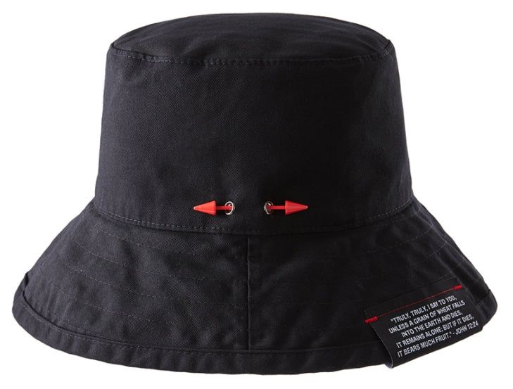 HOLY NUMBER 7(ホーリーナンバーセブン)の「Holy Spear Bucket Hat_Black(Hats)」