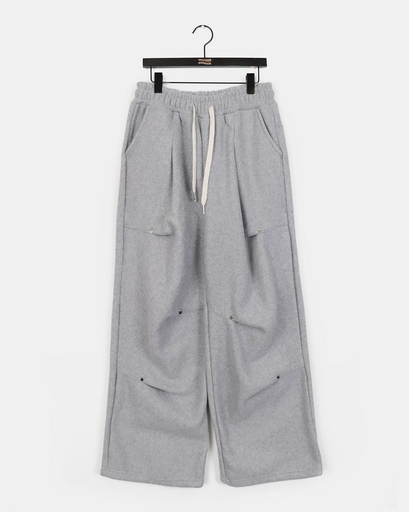Tyrone fleece rivet sweatpants