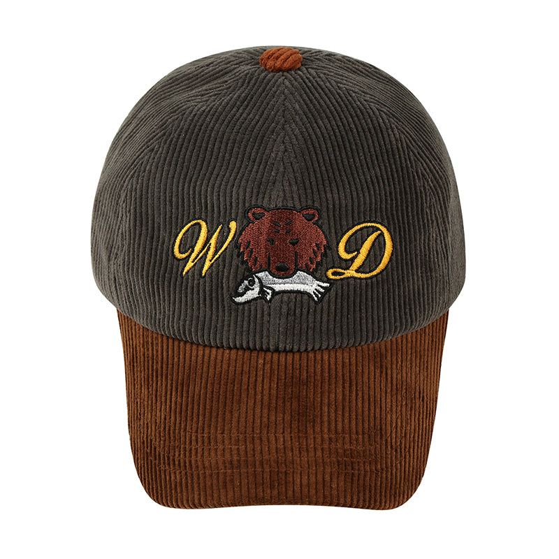 Bear salmon ball cap