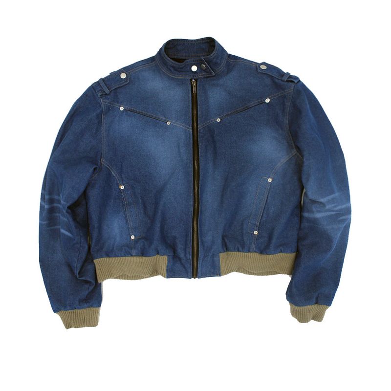 Blue sunflower(ブルーサンフラワー)の「Bluesf Dusty Biker Denim Blouson(Jackets/Outerwear)」
