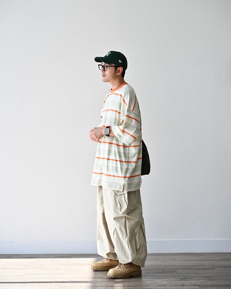 GAT LINE CARGO BALLOON PANTS