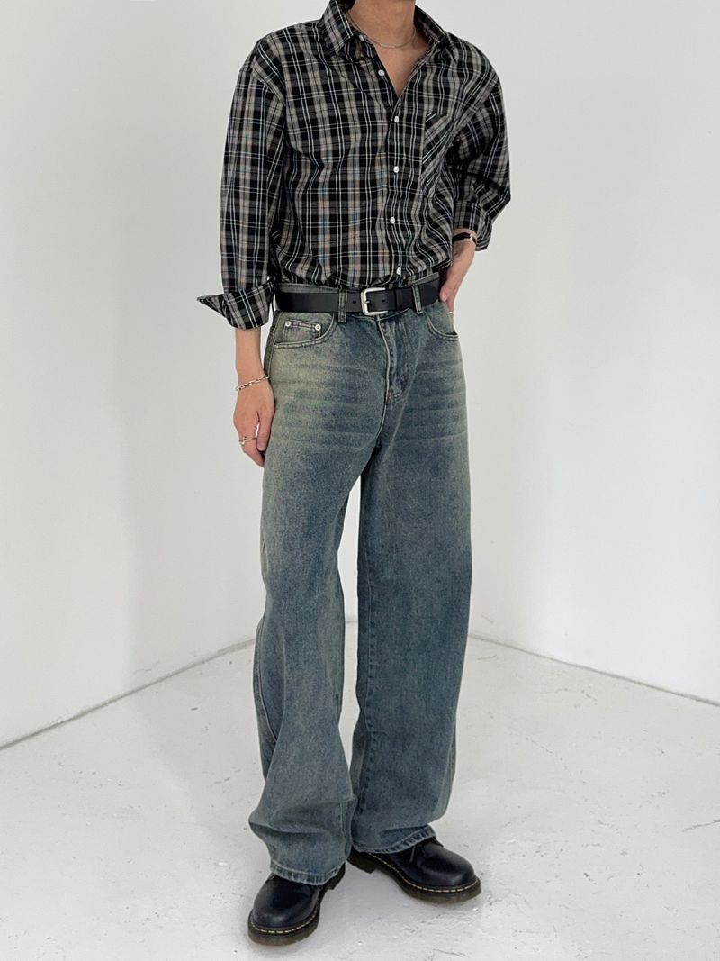 SP Check Standard Cotton Shirt (3C)