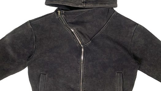 Intel Diagonal Washing Hood Zip-Up
