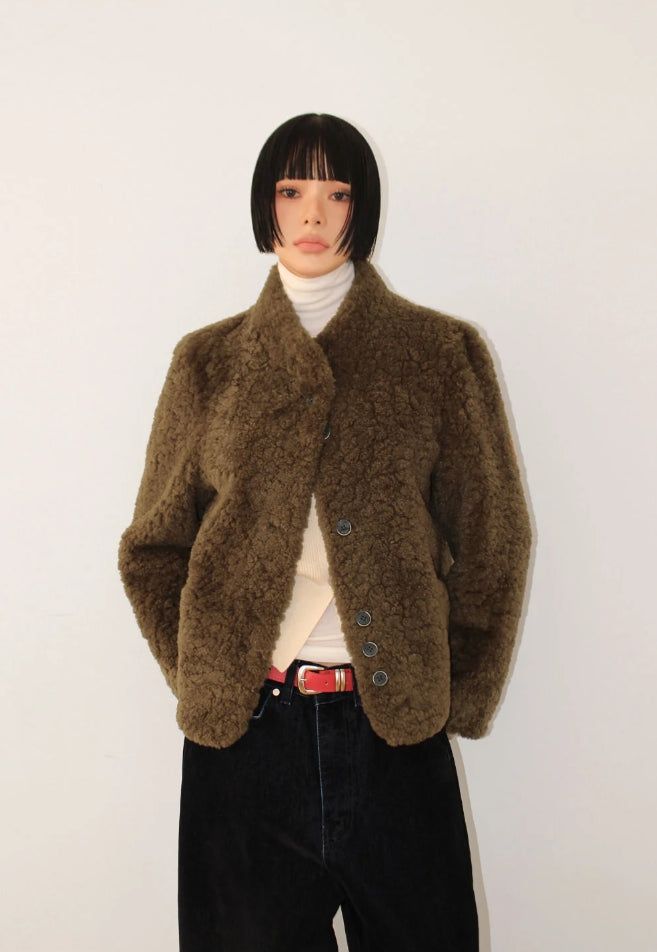 AAKE(アケ)の「CLOUDY FUR JACKET(Jackets/Outerwear)」
