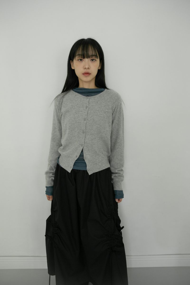 ドレープネックトップ