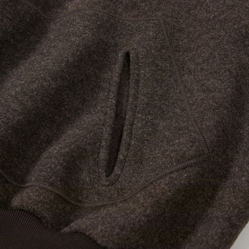 Bean wool pullover / Brown