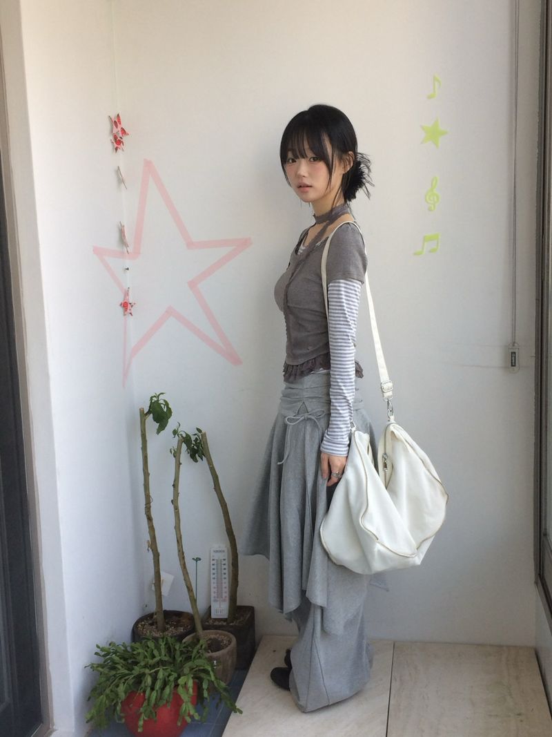 flared ribbon skirt