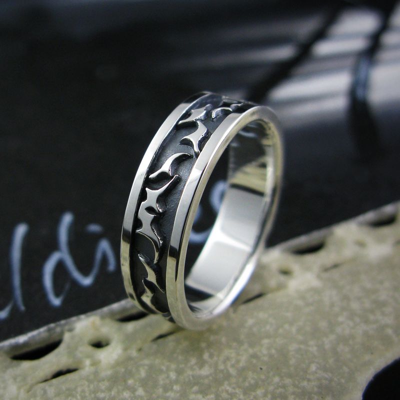 Lunar-L1 silver ring