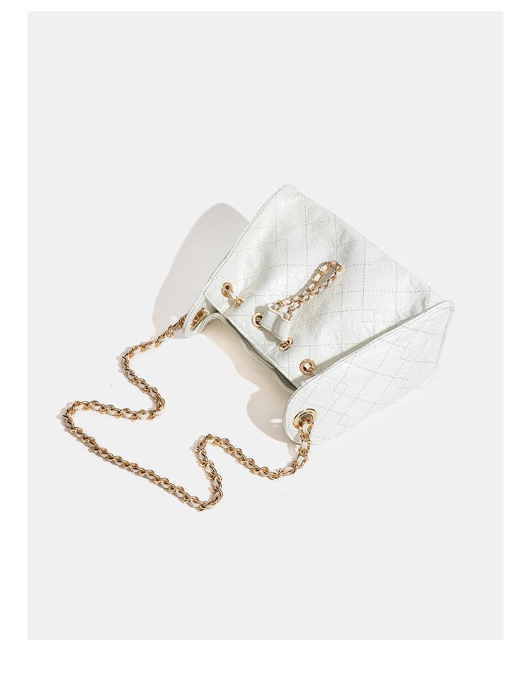 Premium Crocodile Pattern Chain Square Bag - Luxurious Crocodile Pattern Bag