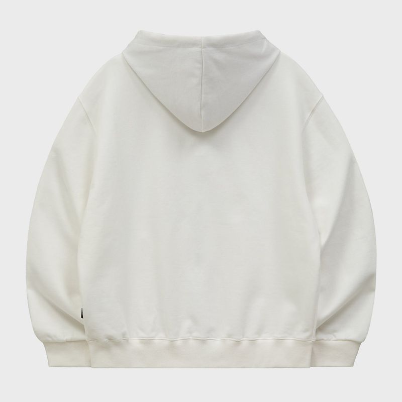 Star Dolphin Emboss Graphic Hood Zip Up