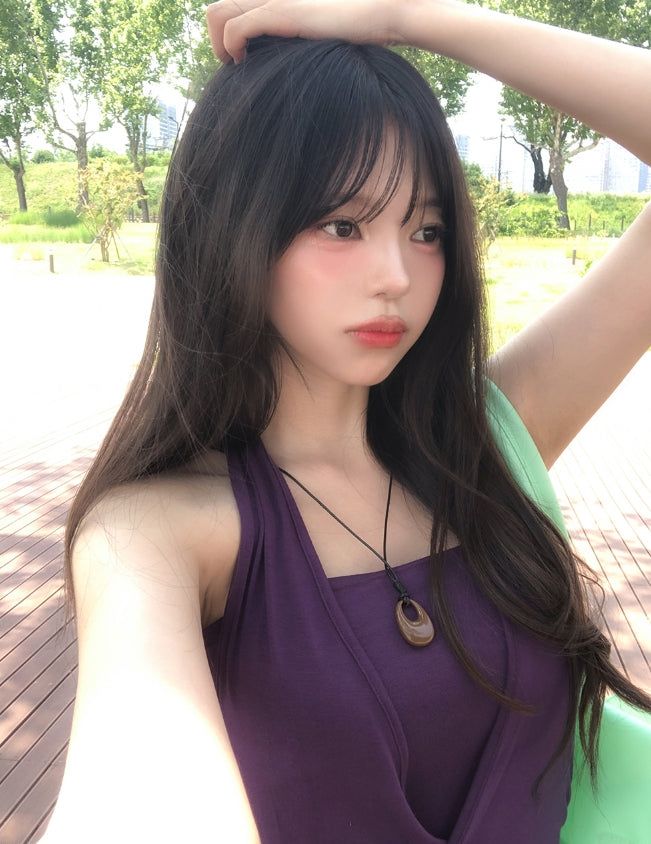 Berry Wrap Halter Sleeveless