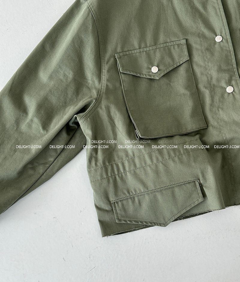 Neco Big Pocket Mini Bomber Jacket