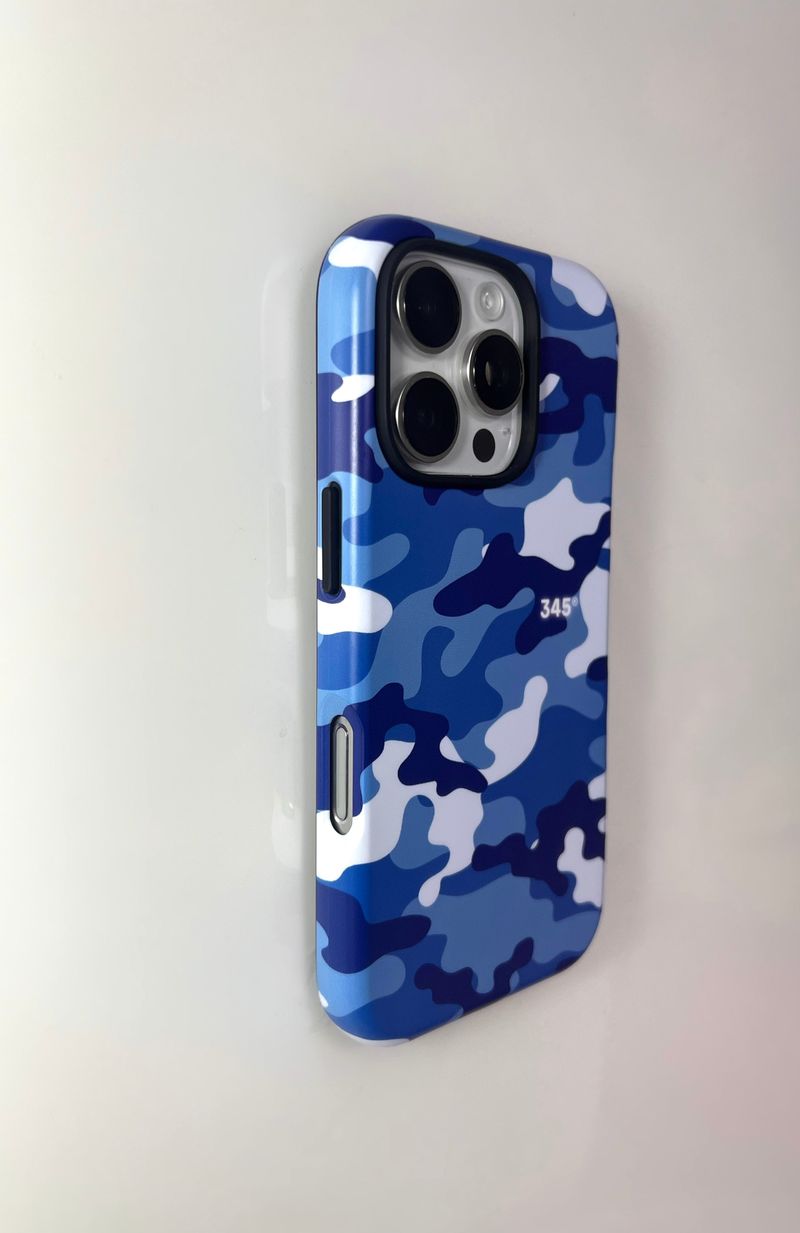 [BLUE] CAMOUFLAGE Tuff Bumper Case / TREEFORFIVE345