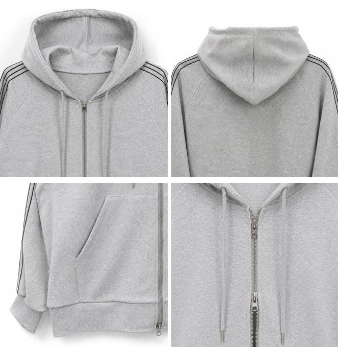 Ropel Stitch Track Hood Zip-Up