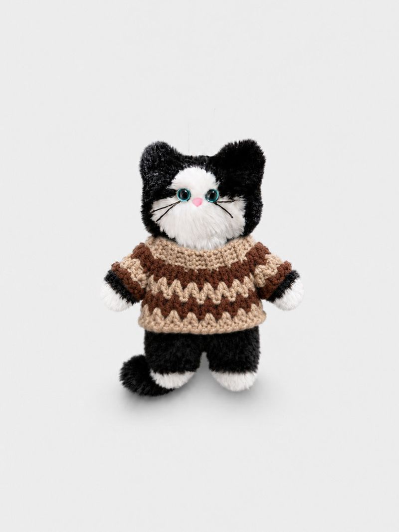 Keyring Acc 'Cowichan knit' - 3 Color