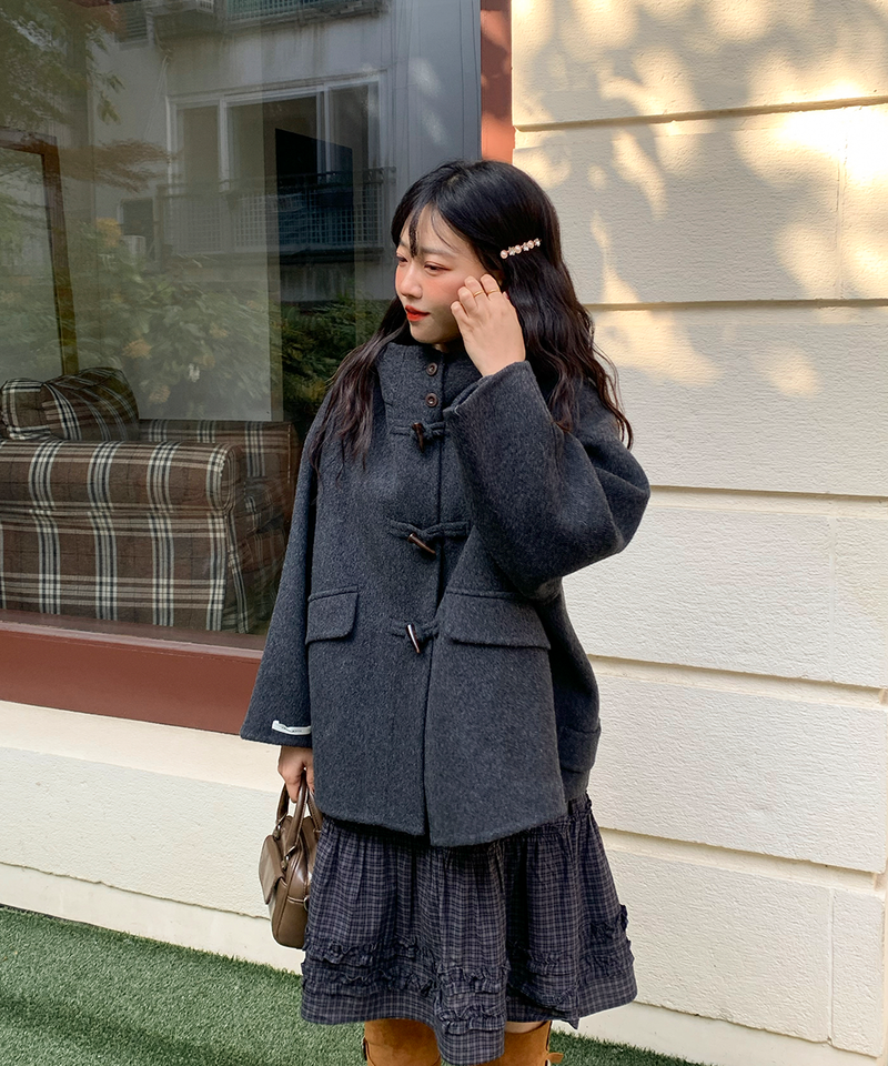 Duffle Half-Length Handmade Coat Jacket