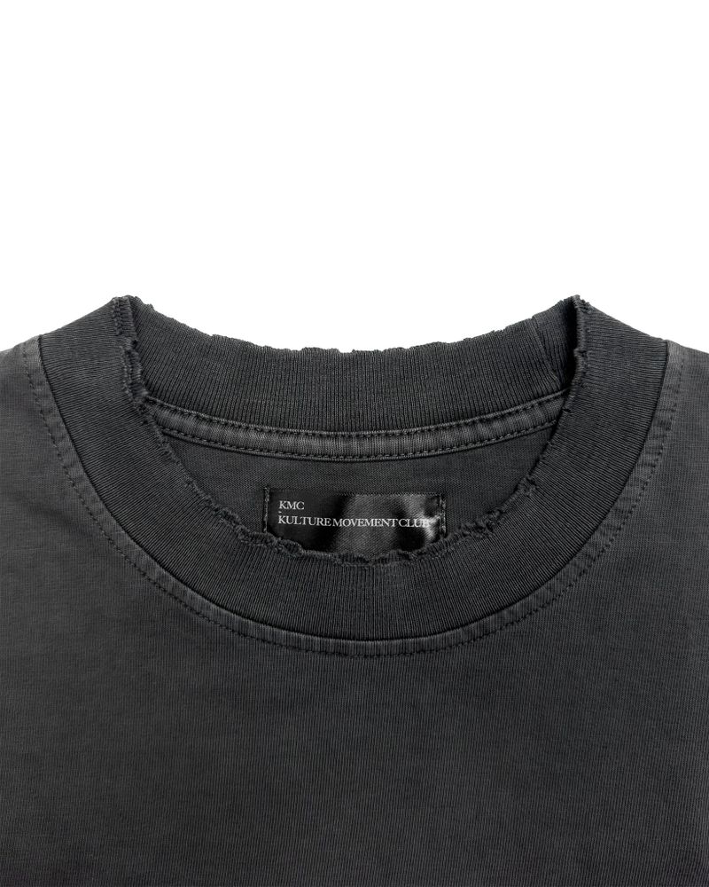 KMC | GOOD LUCK Washed Tee - Gray