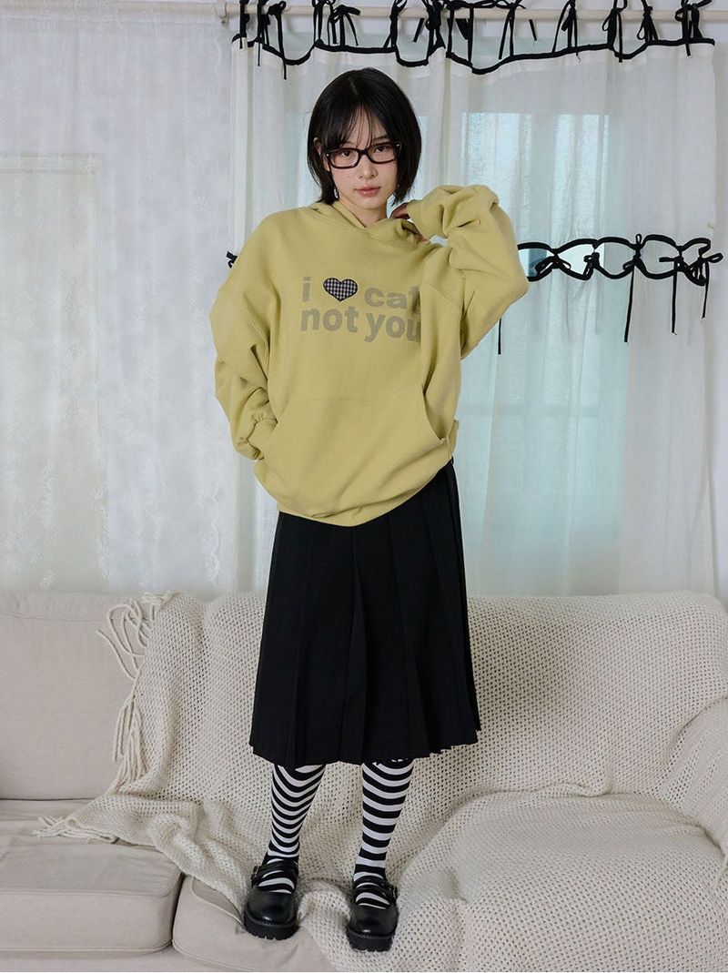DOUBLE MOOD WRAP PLEATED SKIRT