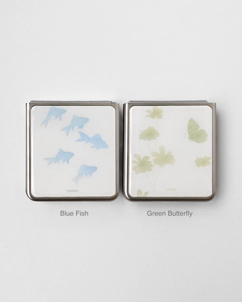 Blue Fish_Silver iPhone Galaxy Case(MagSafe)