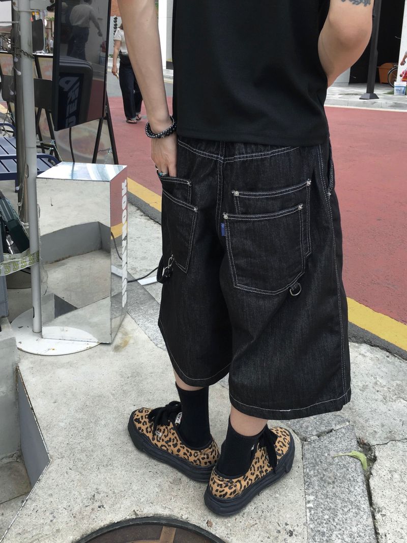Jane Rop Non-Fade Bermuda Denim Pants 2C