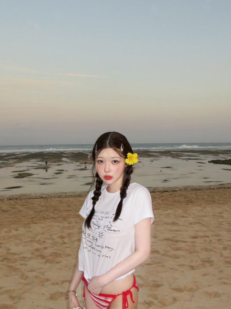 made of silk（メイドオブシルク）の「メッセージミニTシャツ（トップス）」