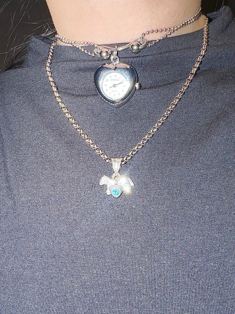 Heart Dial necklace