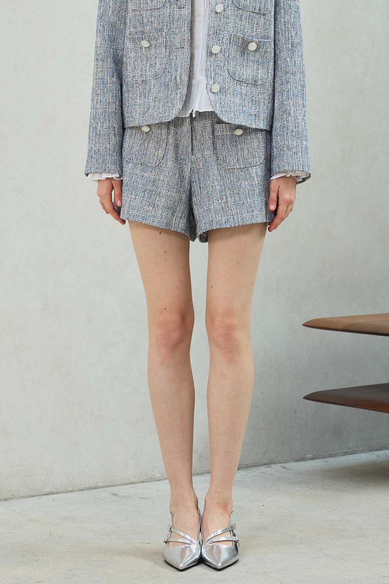 ARIKIM（アリキム）の「CHERISH TWEED SHORTS PANTS / SKY BLUE（Pants）」