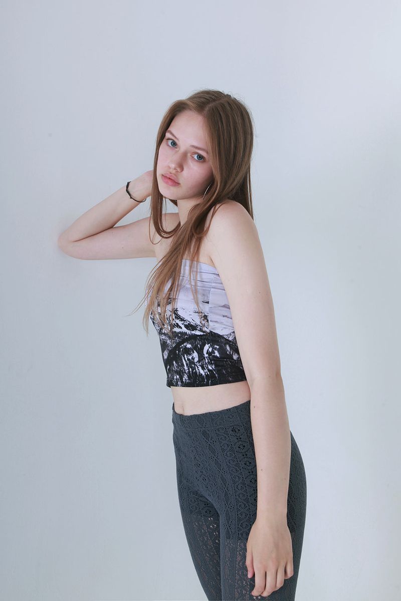 MOUNTAIN TUBETOP [GREY]