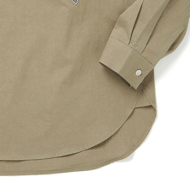 Express Holiday Signature Symbol Basic Shirt_Deep Beige