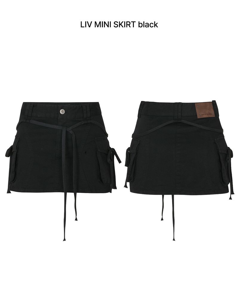 LIV MINI SKIRT black