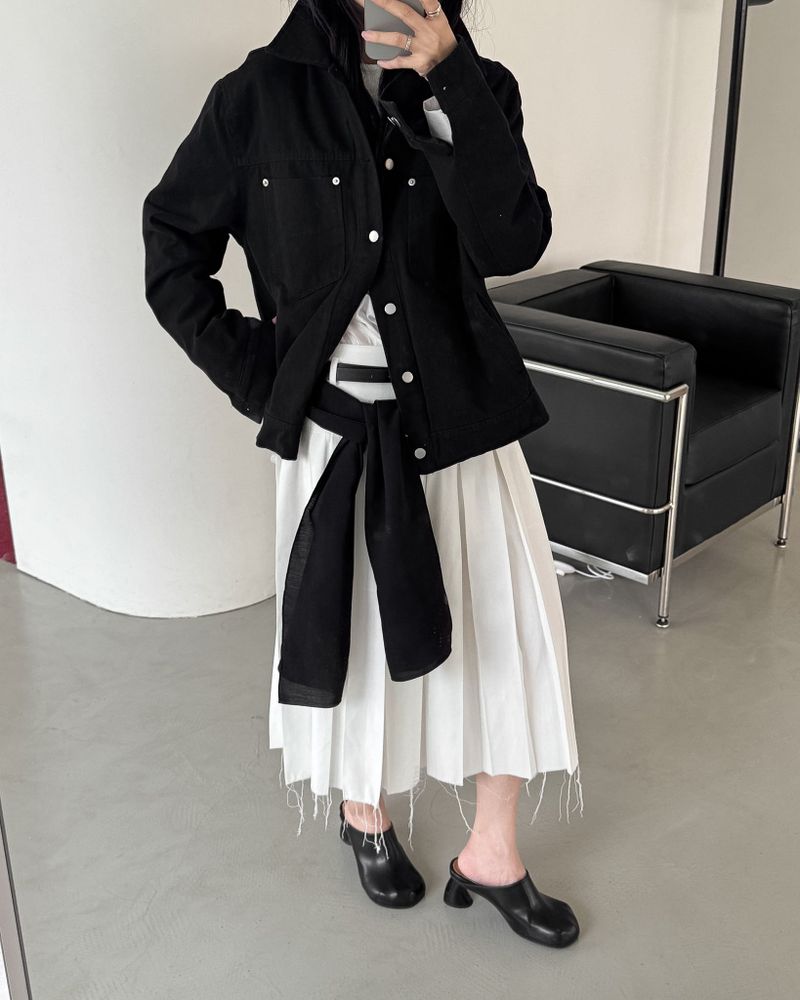 Rivet dyed jacket (Unisex)