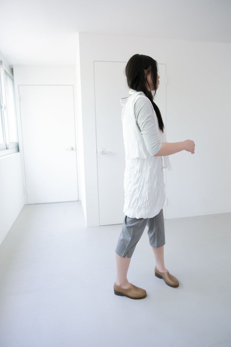 wrinkle scarf sleeveless ops(3colors)