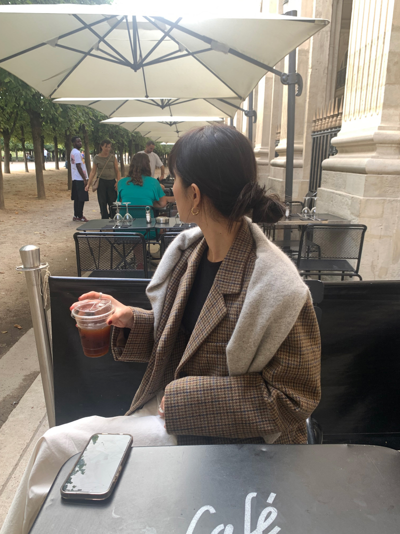 [MADE] Check wool jacket