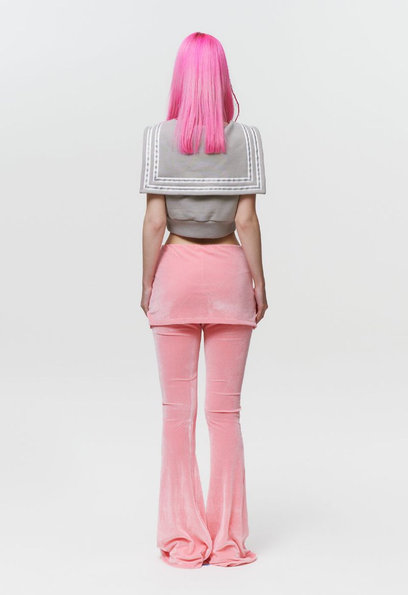 PIERCING SKIRT PANTS (PINK)