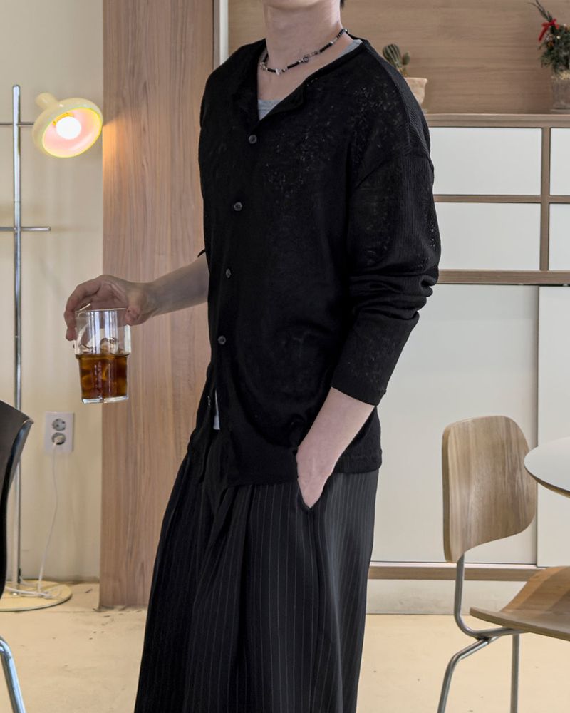 Erin Summer Linen Ribbed Cardigan