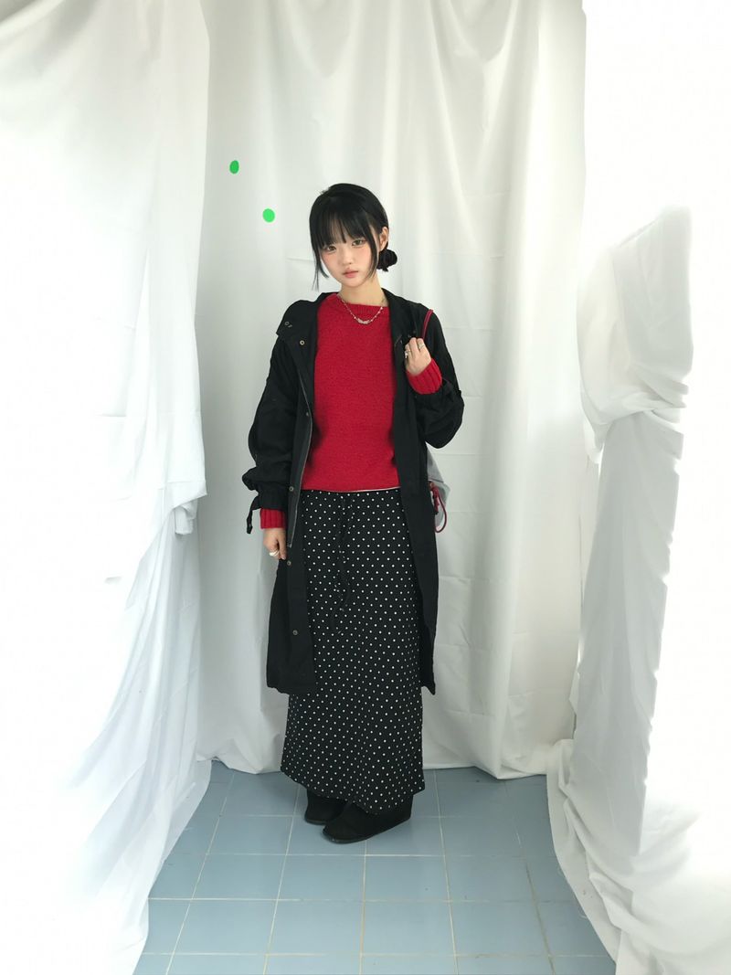 mode dot flow skirt