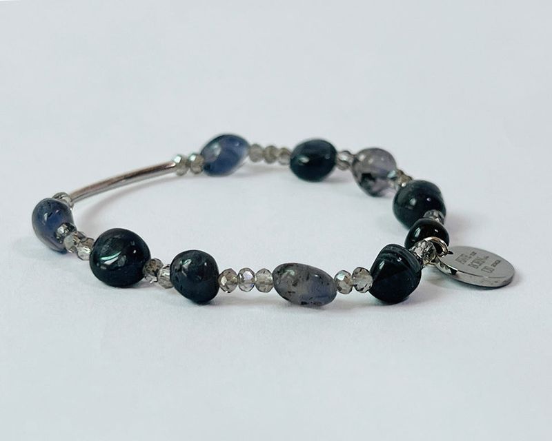 GEM STONE IOLITE BRACELET