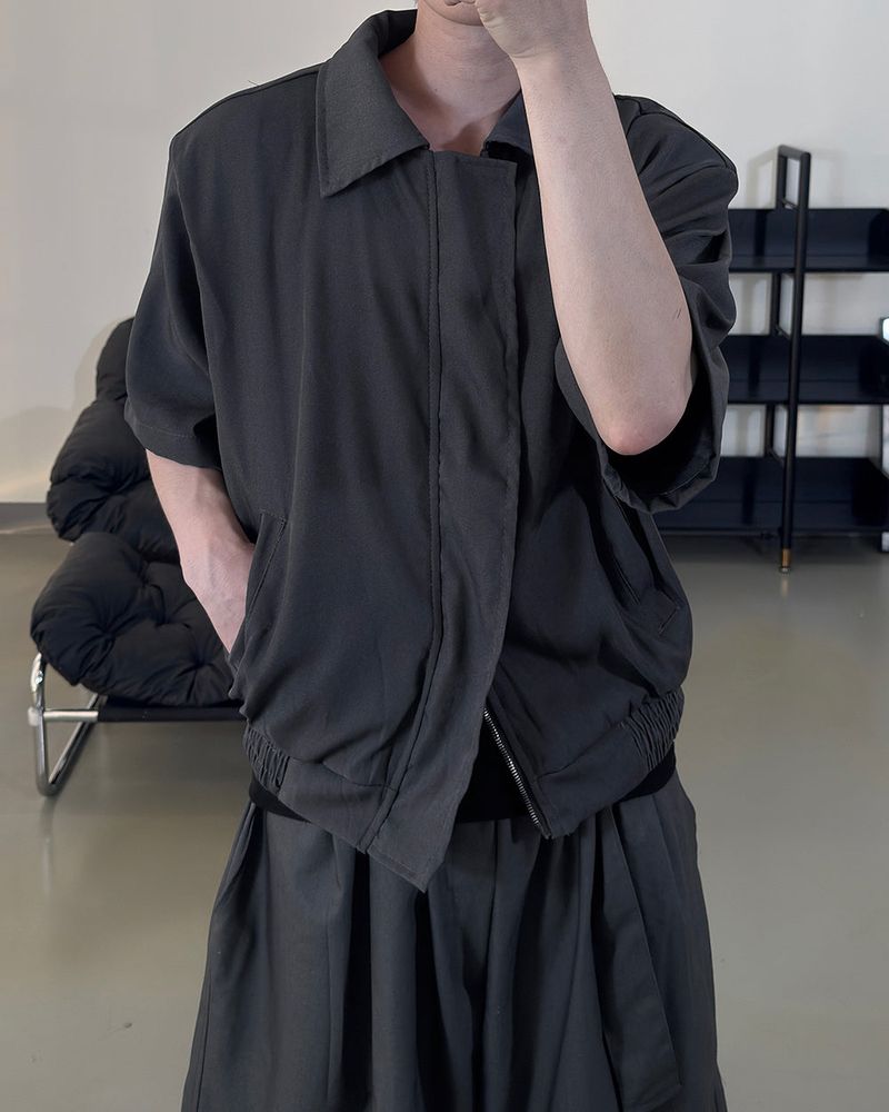 Er Minimal Half Crop Jacket