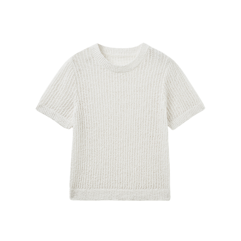 Melly Knit Top (White)
