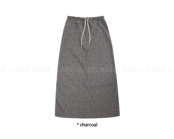 STAR BACK SLIT SKIRT