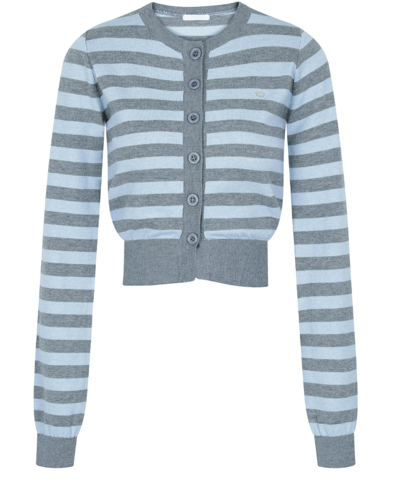 Vintage Stripe Knit Cardi