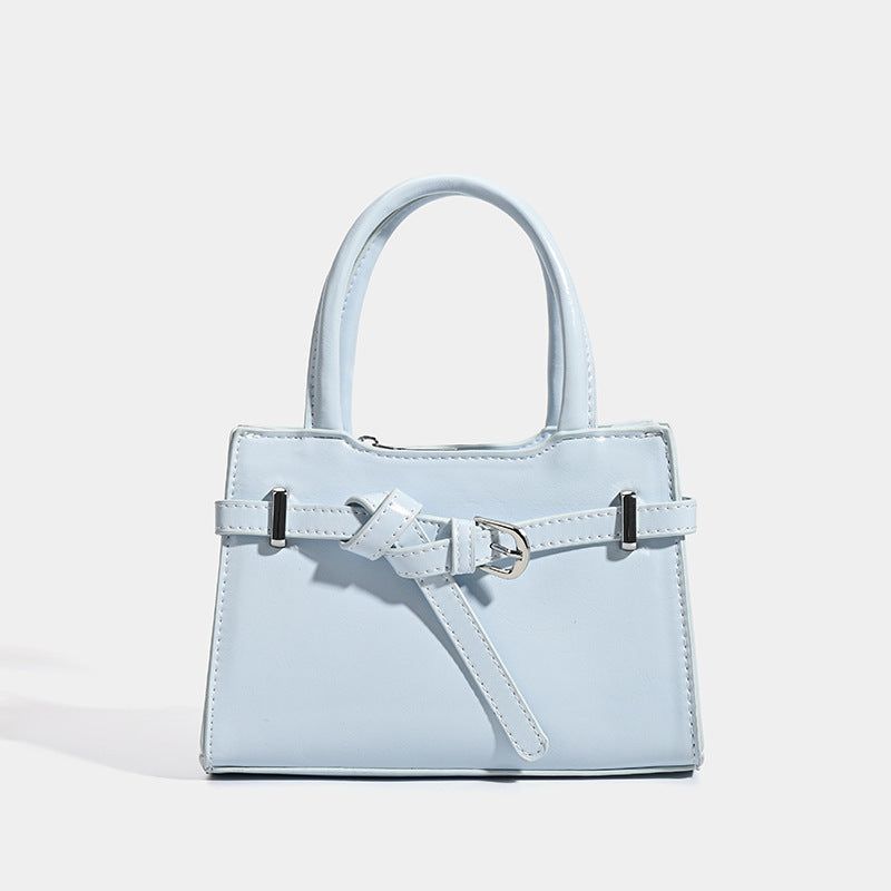 Mini Buckle Square Lock Tote Shoulder Bag
